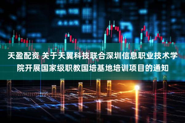 天盈配资 关于天翼科技联合深圳信息职业技术学院开展国家级职教国培基地培训项目的通知