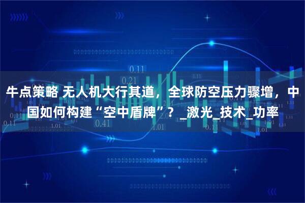 牛点策略 无人机大行其道，全球防空压力骤增，中国如何构建“空中盾牌”？_激光_技术_功率