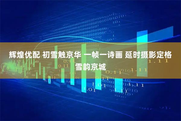辉煌优配 初雪触京华 一帧一诗画 延时摄影定格雪韵京城